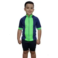 Shorts Infantil Bermuda Ciclista para Bike com Forro Acolchoado Ciclismo Criança Kids e Bolso Lateral