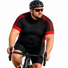 Camisa Ciclismo Plus Size Masculina G1 G2 G3 Dry Fit Proteção UV Bike MTB