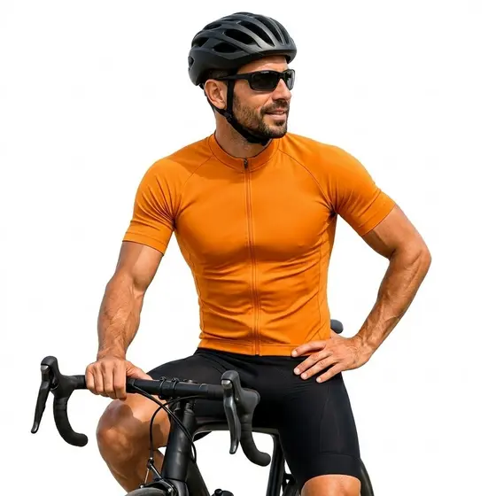 Camisa Ciclismo Masculina MTB Bike Manga Curta UV30+ Zíper Total 3 Bolsos Traseiros Respirável