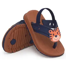 Sandália Chinelo Infantil Bebê Masculino Menino Confortável Elástico Leve Macio Antiderrapante Primeiros Passos Fofo