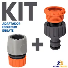 Conexões P/ Irrigação Engate Rápido 1/2  Macho e Fêmea  Adaptador 1/2 x 3/4 Esguicho Conector Mangueira 1/2