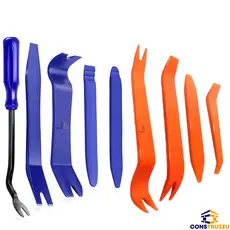 Jogo De Espatulas Ferramenta De Nylon Desmontar Painel Forro De Porta Automotivo