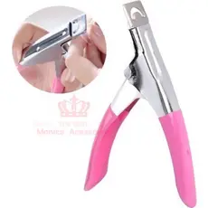 Cortador de unha postiça de ação inoxidável / manicure pronto entregar