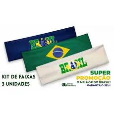 Faixa De Cabelo Brasil Bandana De Cabelo Torcedor Envio Imediato Unissex