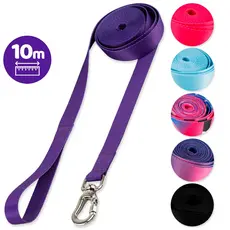 Coleira Guia 10 Metros para Cachorro Cães Longa Adestramento Unificada Várias estampas Basic Pet