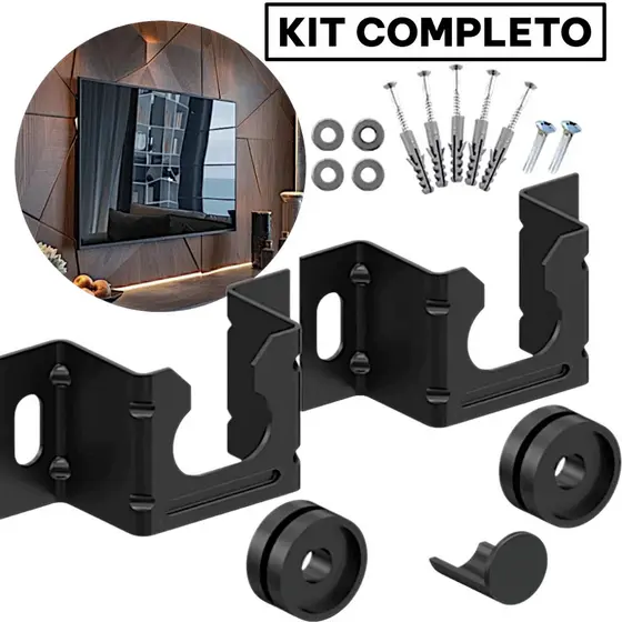 Suporte Para TV da Copa do Mundo Universal Fixo Smart LED LCD 4K Parede Painel Até 90 Polegadas