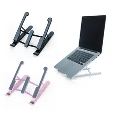Base Suporte Notebook Regulável Preto Home Office