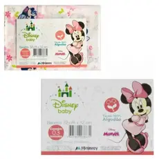 Pano De Boca Babete Minnie  Disney - Kit C/ 3 Unidades