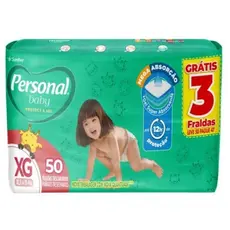 Fralda Personal Baby Hiper pacote XG De 11,5kg à 15kg