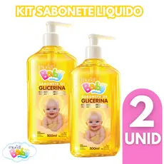 Kit com 2 Sabonetes Liquido Glicerinado Muriel Baby Dermatologicamente Testado E Hipoalergênico