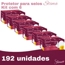 Kit Com 6 Caixas De Absorvente Protetor de Seios Stima C/192 UN (Cada CX Com 32 Un) Toque Macio