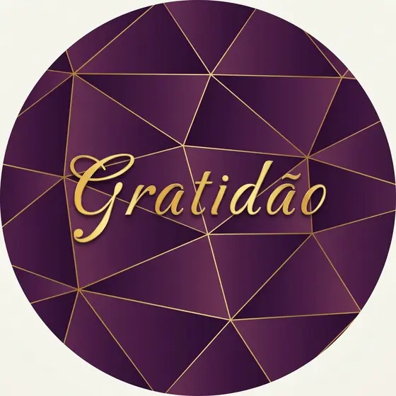Painel Redondo Gratidão Benção Vários Modelos Tecido Sublimado Personalizado 50x50cm – Decoração Graças