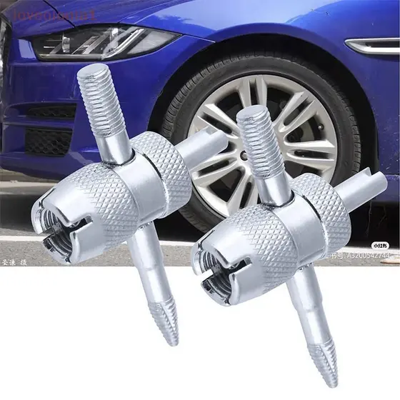 [love] Ferramenta Multifuncional De Remoção De Válvula Para Carro , Motocicleta , Bicicleta , Reparo De Haste De Pneu ,