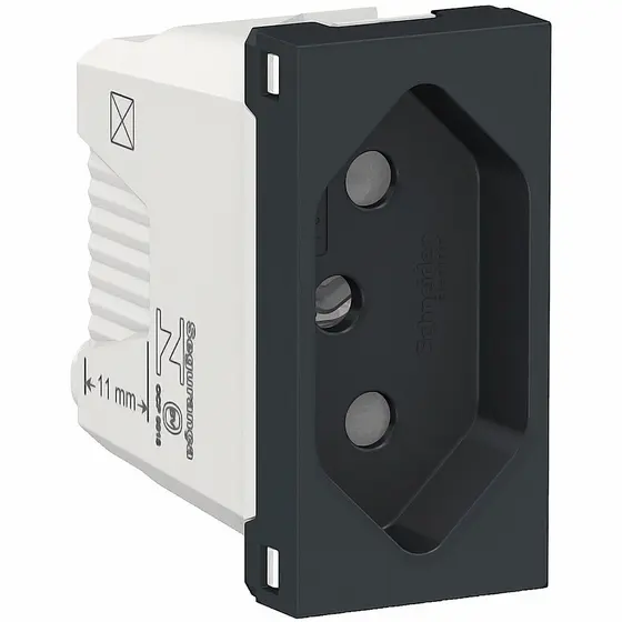 Modulo Tomada 3 Pinos 10A Orion Preto S70202194 Schneider