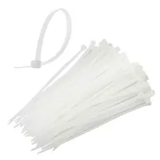 Abracadeira Flexivel Poliamida 15cm Branca 100 Unidades