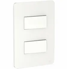 Conjunto 2 Interruptores Simples 10A Branco Orion Schneider