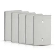 Kit 5 Placas Acabamento 4x2 Cega Cinza Silentoque Pial