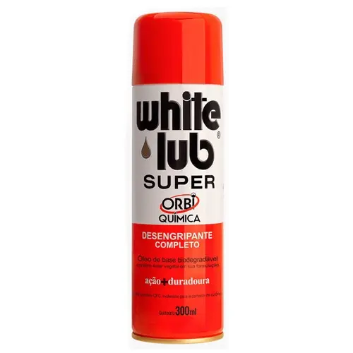 Spray Lubrificante White Lub Multiuso Lata Com 300ml Orbi