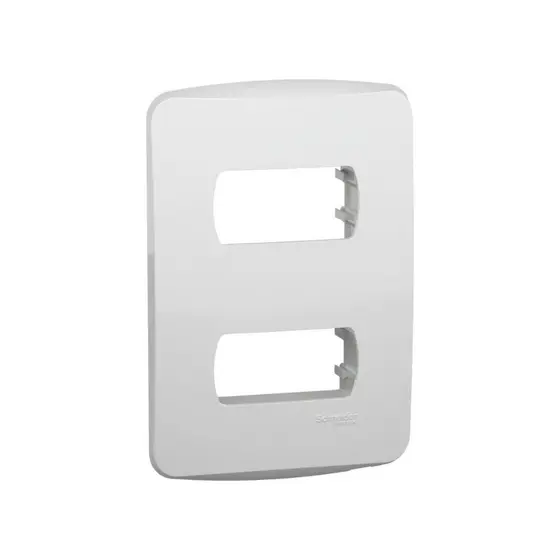 Placa 4x2 2 Postos com Suporte Miluz - Schneider