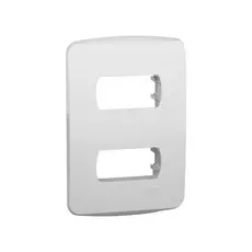 Placa 4x2 2 Postos com Suporte Miluz - Schneider