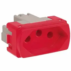 Modulo Tomada 2P+T 20A Vermelha S3B70359 Schneider