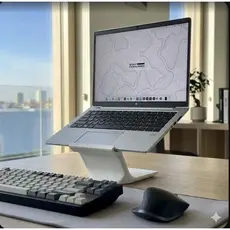 Suporte Notebook Laptop Compacto Base leve ergonômico ajustável ventilado
