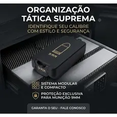 Caixa Estojo Porta Munição  .38TPC 22LR / 9MM / 556/7.62/ .40 / 357