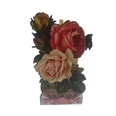 Porta Rolo de Papel Toalha Flor