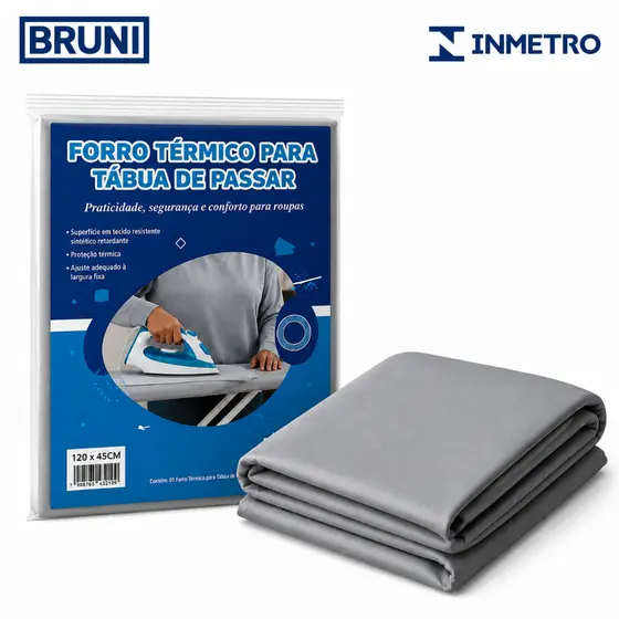 Forro Térmico de Tábua de Passar Roupa Reforçado 3 Tamanhos Premium