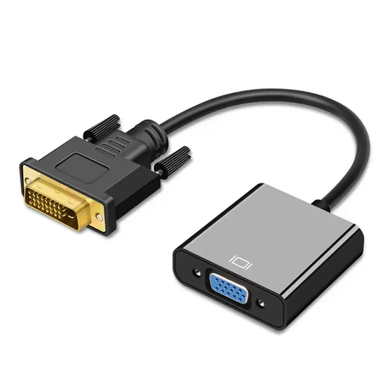 Conversor DVI VGA Inova Cabo Adaptador 1080P Plug Play