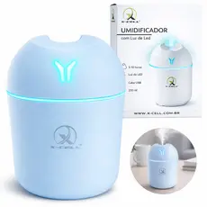 Umidificador de Ar 220ml Difusor Aromático USB LED Silencioso