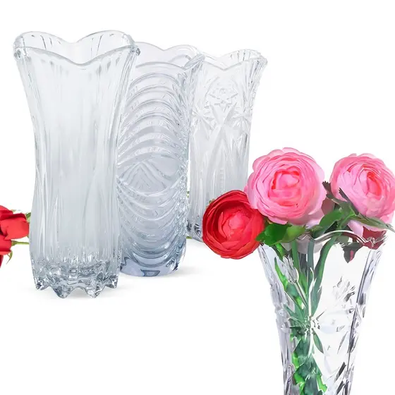 Vaso Decorativo Flores 24cm Elegante Decoração Sala Mesa - Dolce Home
