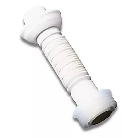 Tubo De Ligação Ajustável Vaso Sanitário Flexível Branco