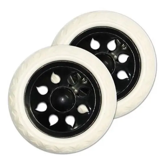 Kit 2 Rodinhas Roda Para Carrinho De Compras Feira Maleiro