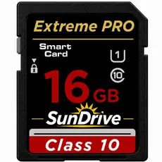 Cartão de Memória 16GB Classe 10 Alta Durabilidade para Câmeras Drone e Notebook