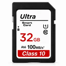 Cartão de Memória SD 32GB Original Alta Performance para Fotos Vídeos e Câmeras HD