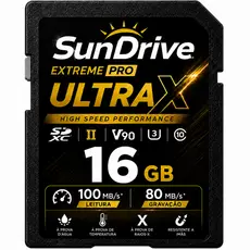 Cartão de Memória 16GB Original para Câmeras Digitais Filmadoras Full HD e DVR