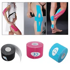 Bandagem Elástica 5cm X 5m Fita De Kinesio Kinesiologic Tape Profissional