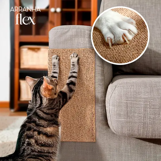 Kit 3 Arranhador Para Gatos Protetor Para sofá Carpete Adesivo