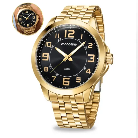 Relógio Mondaine Masculino Analógico De Pulso A Prova D'água Original