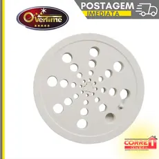 Grelha Ralo ( PLASTICO REDONDA ) 10x10 ou 15x15 De Plastico Branco Abre E Fecha /Overtime