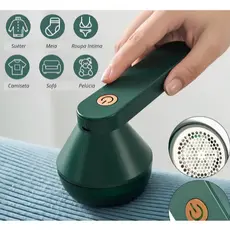 Papa Bolinhas Elétrico Recarregável USB Removedor de Pelos e Fiapos Portátil Sem Fio p/ Roupas