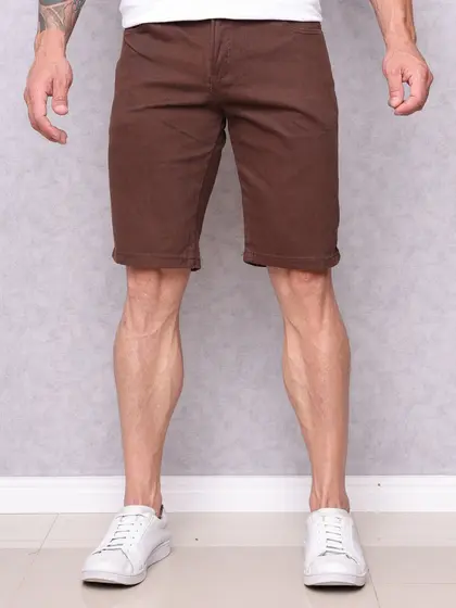 Bermuda Sarja Colorida Lycra Jeans Premium Masculino Diversas Cores