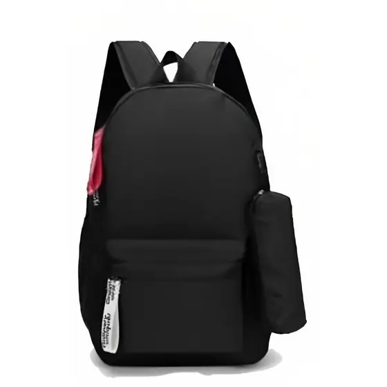 Mochila Escolar Grande Unissex Com Estojo Infantil JORGE