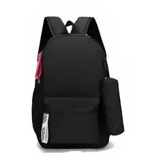 Mochila Escolar Grande Unissex Com Estojo Infantil JORGE