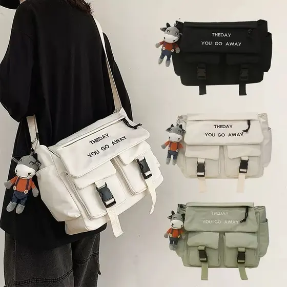 Bolsa Tiracolo Grande De Ombro Transversal De Tecido Para Viagem  jorge