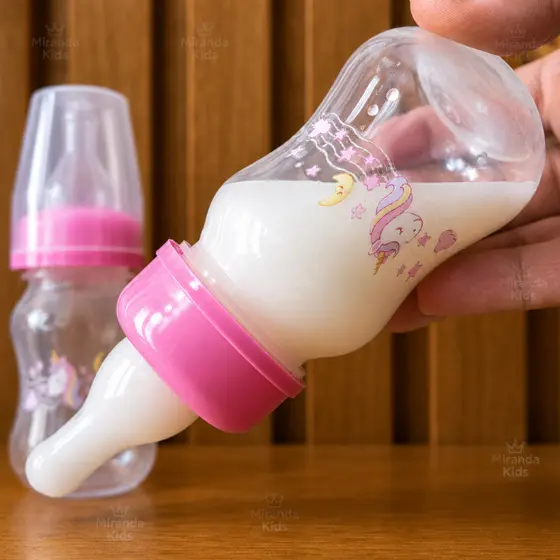 Mamadeira 80ml Para Boneca Bebê Reborn Sem Furo