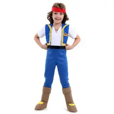 Fantasia Capitão Jake Infantil Disney - E Os Piratas Da Terra Do Nunca