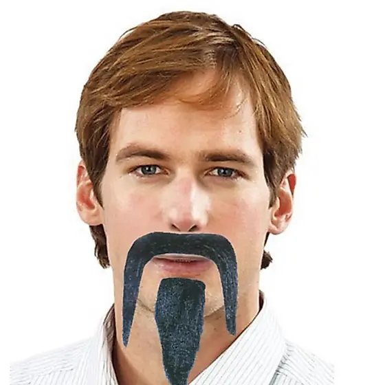 Bigode Com Barba Chinês Adulto - Moustache