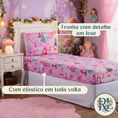 Kit Jogo de Solteiro 2 Peças Estampas Para Menino e Menina
